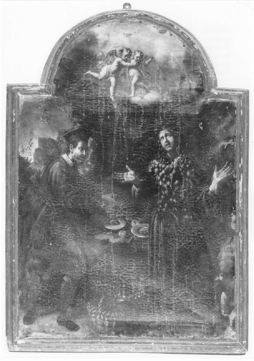 Sant'Antonio Abate (dipinto) di Massarini Girolamo (attribuito) - manifattura emiliana (sec. XVII)