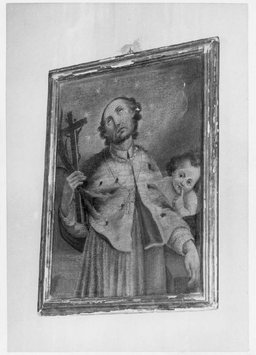 San Giovanni Nepomuceno (dipinto) di Morini Giovanni (sec. XVIII)