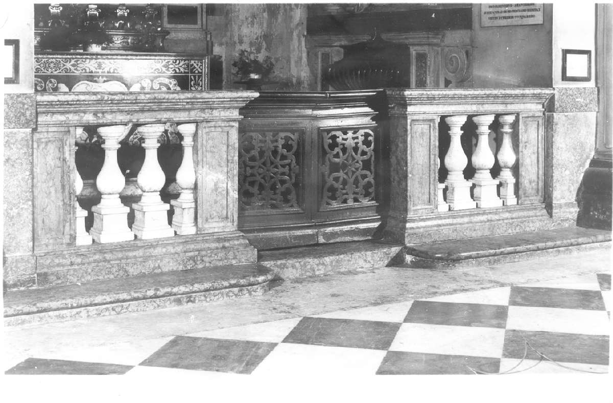 cancello di balaustrata - manifattura reggiana (sec. XVII)