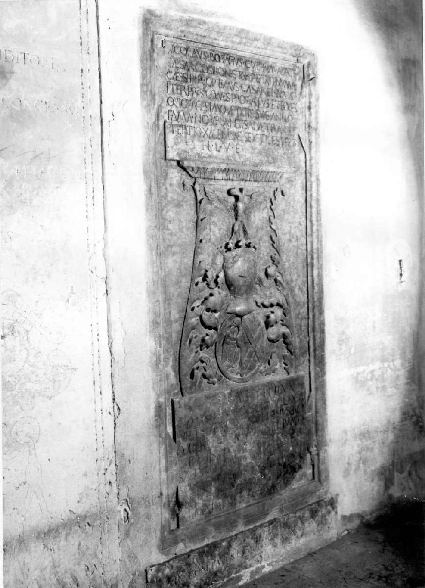 lapide tombale - manifattura reggiana (fine sec. XV)