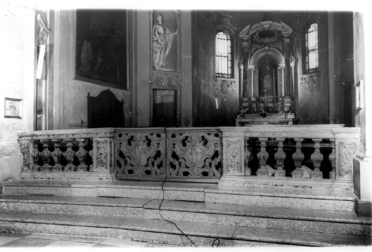 balaustrata di Del Bosco Francesco (terzo quarto sec. XVIII)