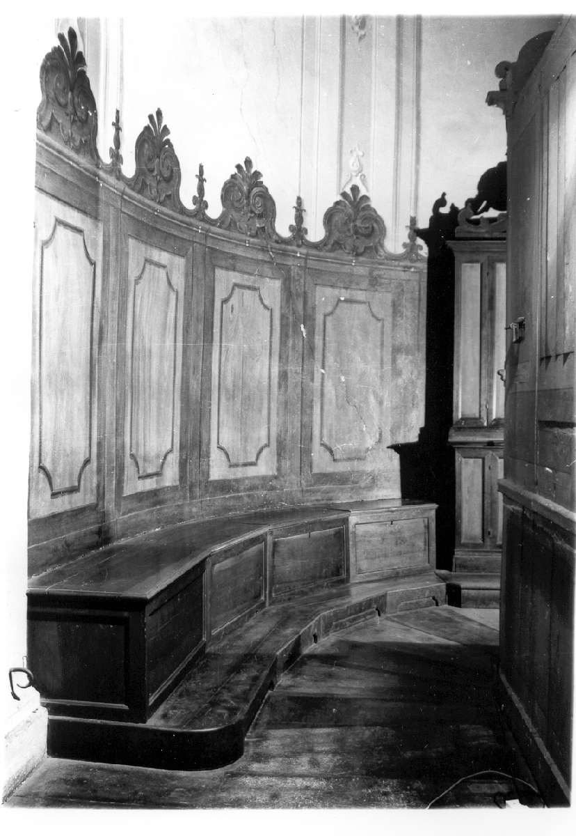 stalli del coro - manifattura reggiana (sec. XVIII)