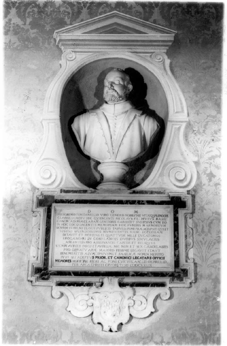 monumento funebre di Pacchioni Francesco (scuola) - manifattura reggiana (prima metà sec. XVII)