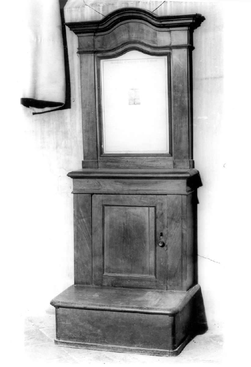 inginocchiatoio - manifattura reggiana (sec. XVII)