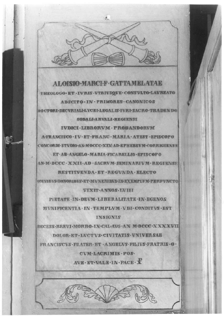 memoria - manifattura reggiana (metà sec. XIX)