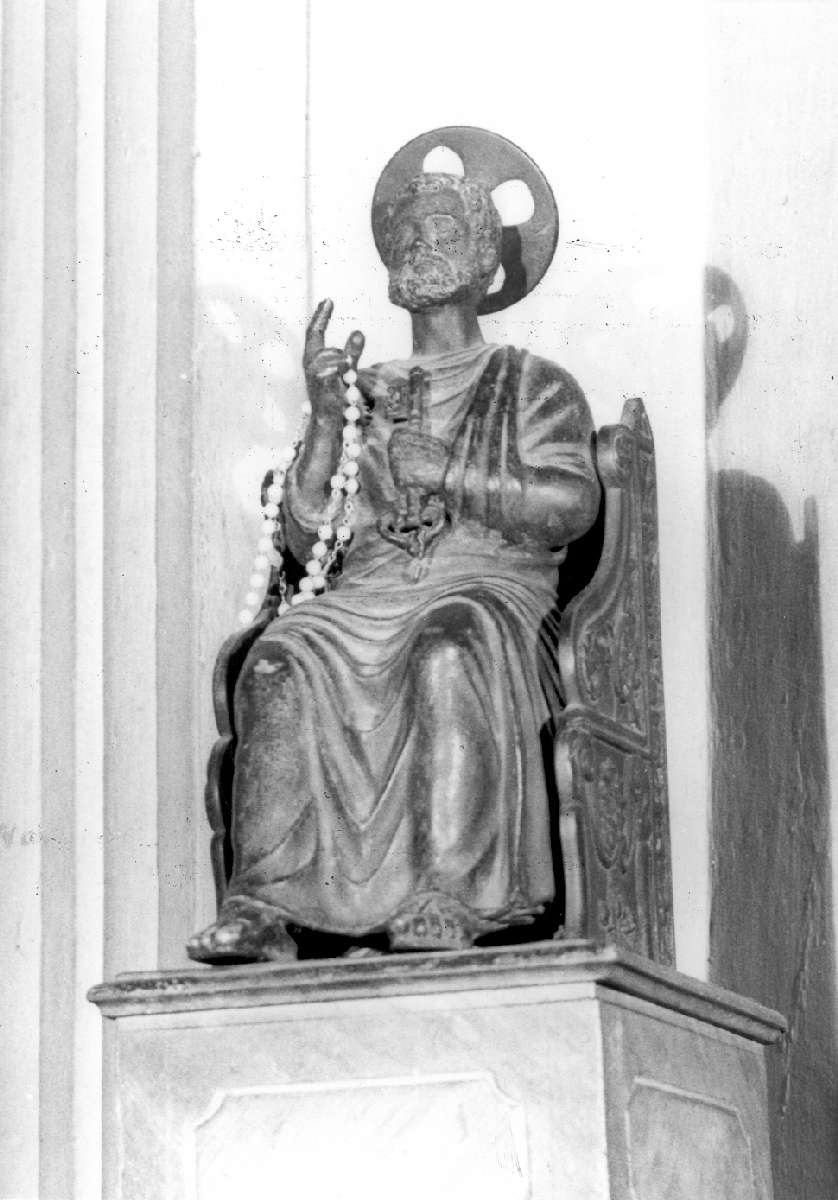 San Pietro (statua) - manifattura modenese (sec. XIX)