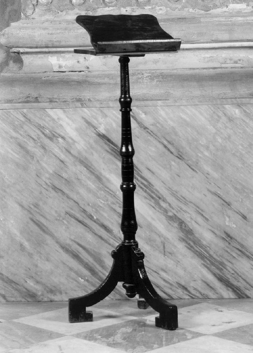 leggio - ambito reggiano (prima metà sec. XIX)