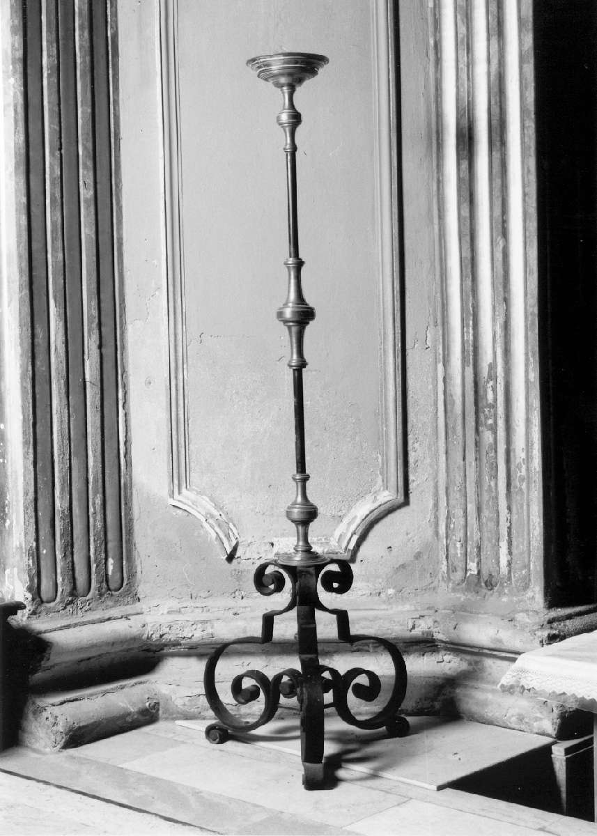 candelabro, serie - ambito emiliano (prima metà sec. XIX)