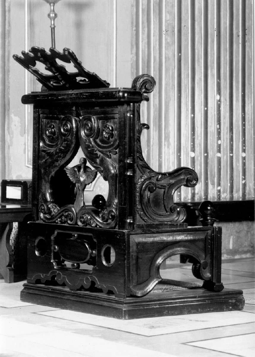 pulpito - ambito emiliano (seconda metà sec. XVII, sec. XIX)