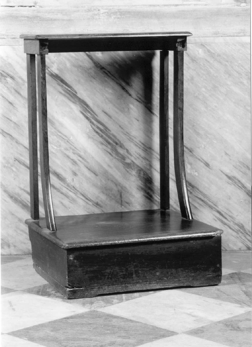 inginocchiatoio, serie - ambito reggiano (sec. XIX)