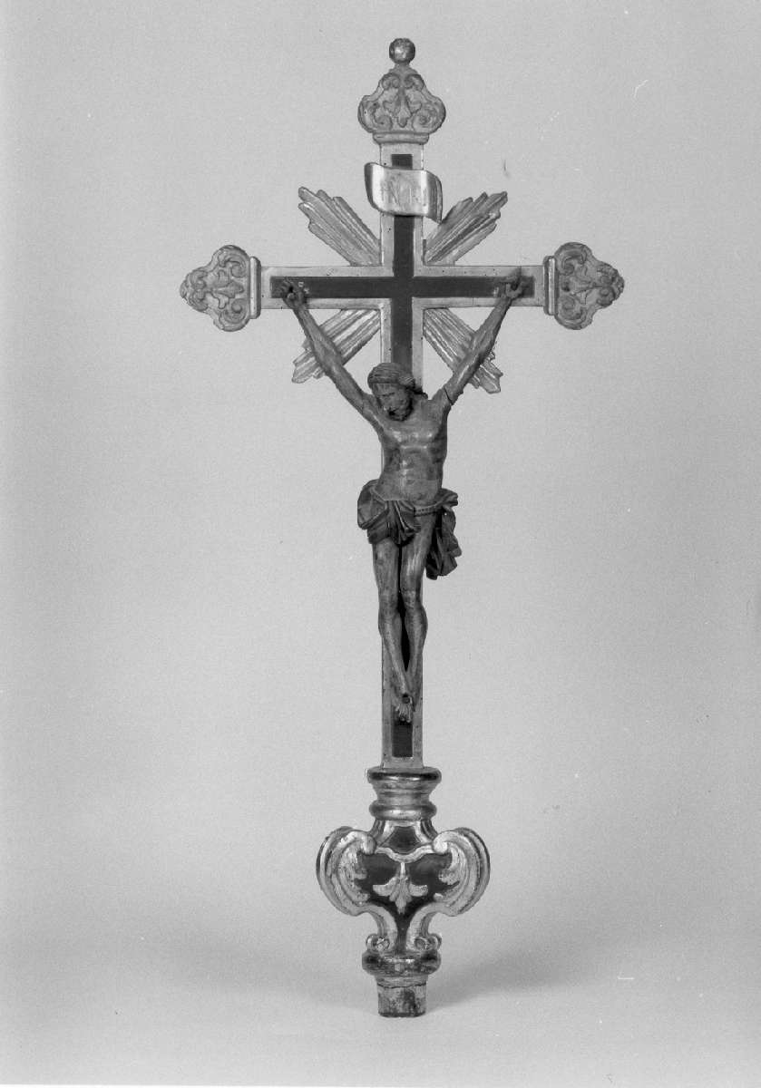 croce processionale - ambito emiliano (sec. XVIII)