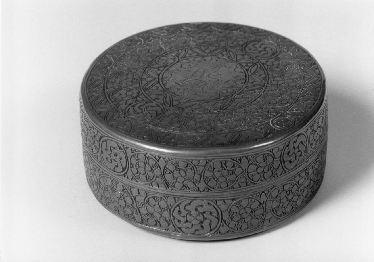 scatola per ostie - ambito emiliano (inizio sec. XX)