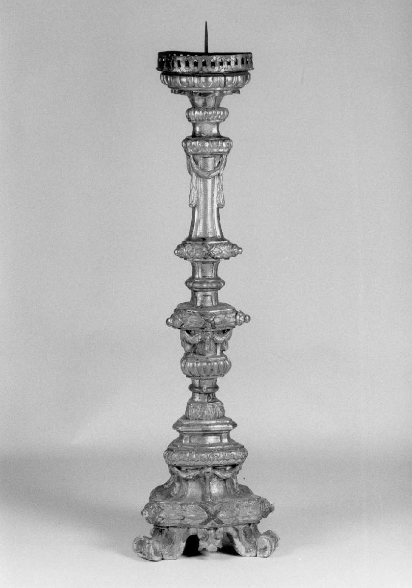 candelabro, serie - ambito emiliano (secc. XVIII/ XIX)