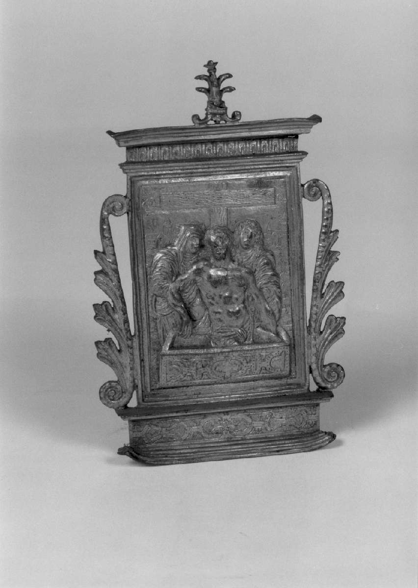 Pietà (pace - a tavoletta) - ambito Italia settentrionale (sec. XVI)