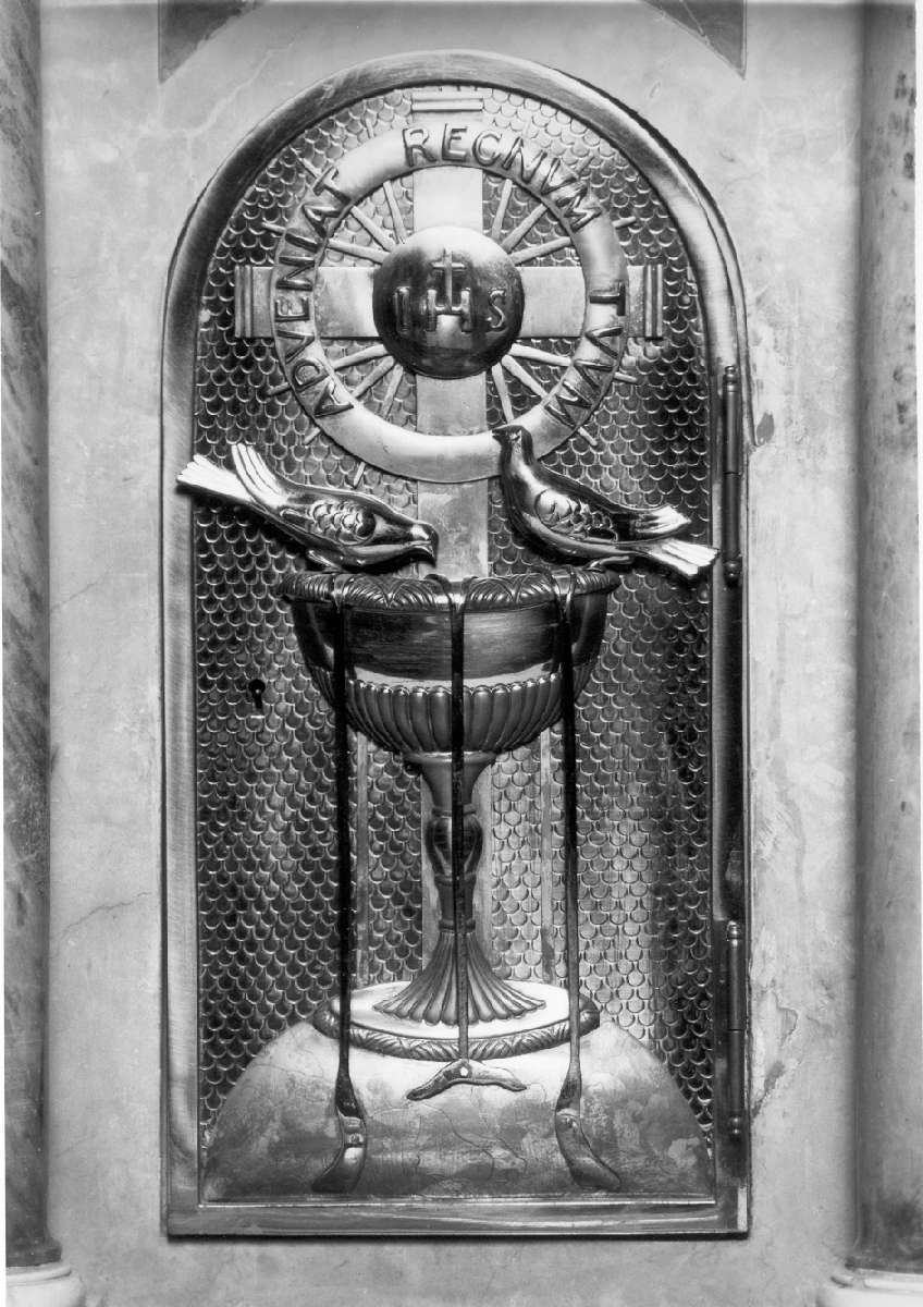 sportello di tabernacolo - produzione italiana (primo quarto sec. XX)