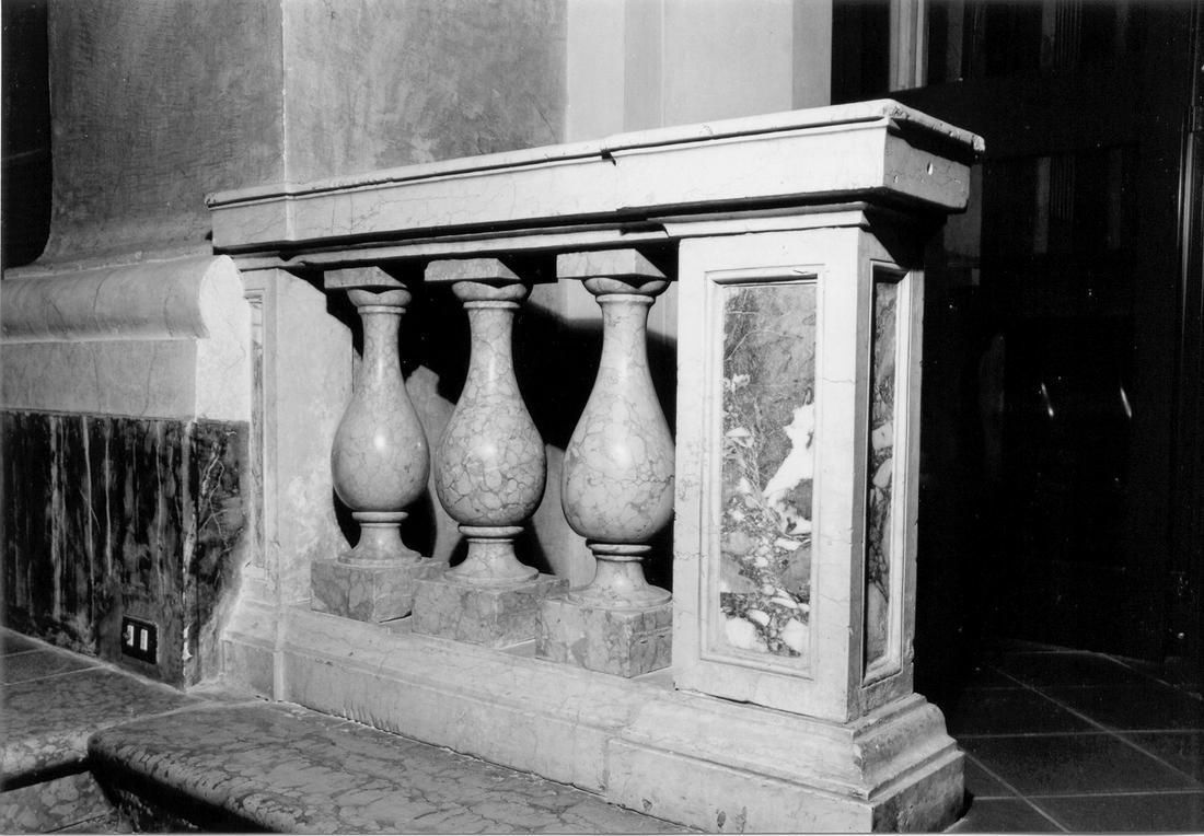 balaustrata - manifattura emiliana (sec. XIX)