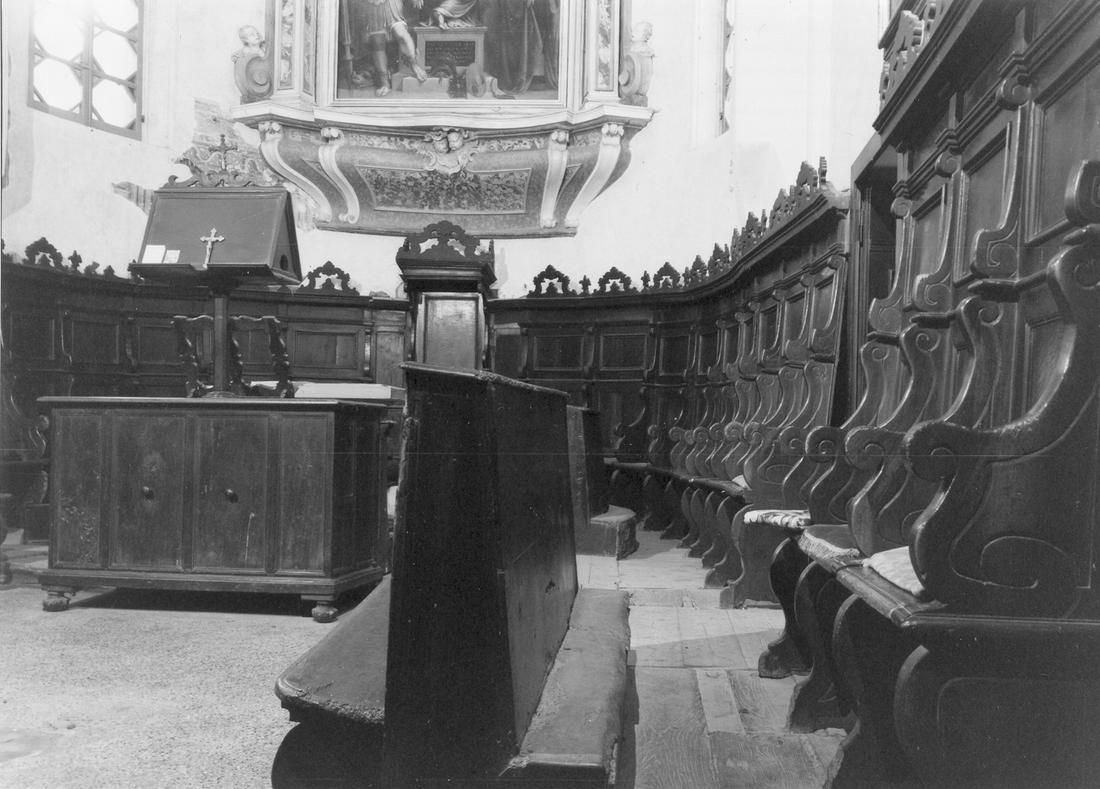 stalli del coro - manifattura emiliana (sec. XVIII)