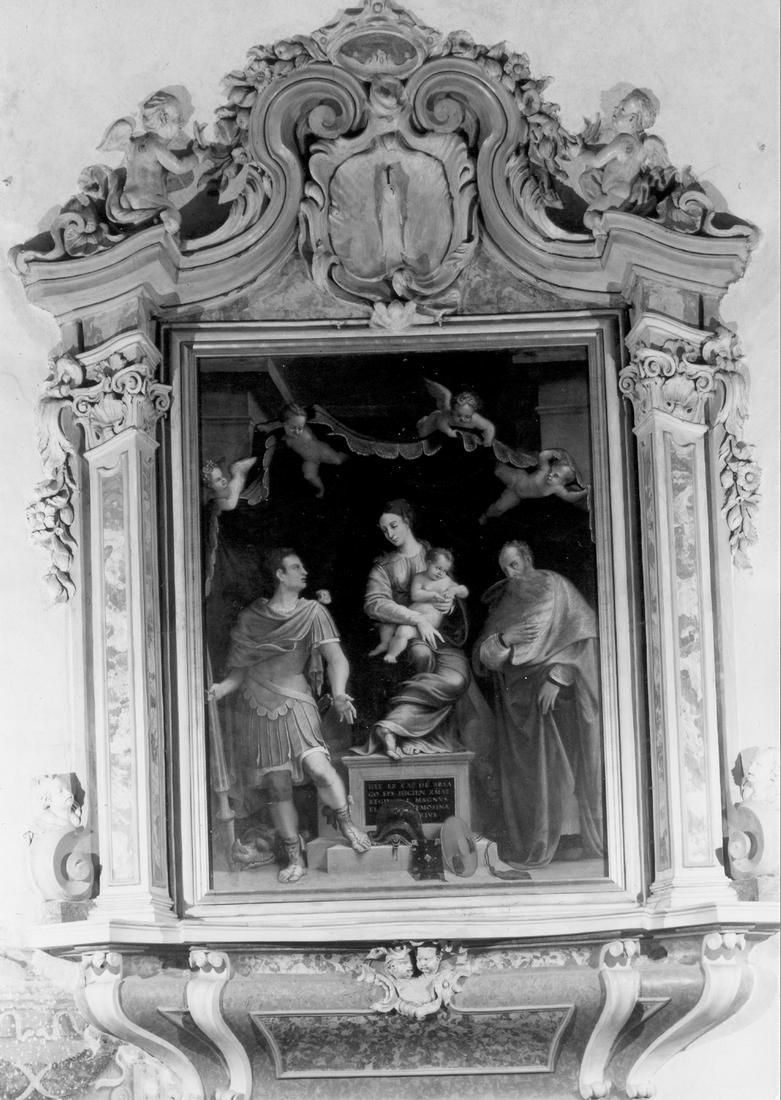 cornice architettonica - manifattura emiliana (sec. XVIII)