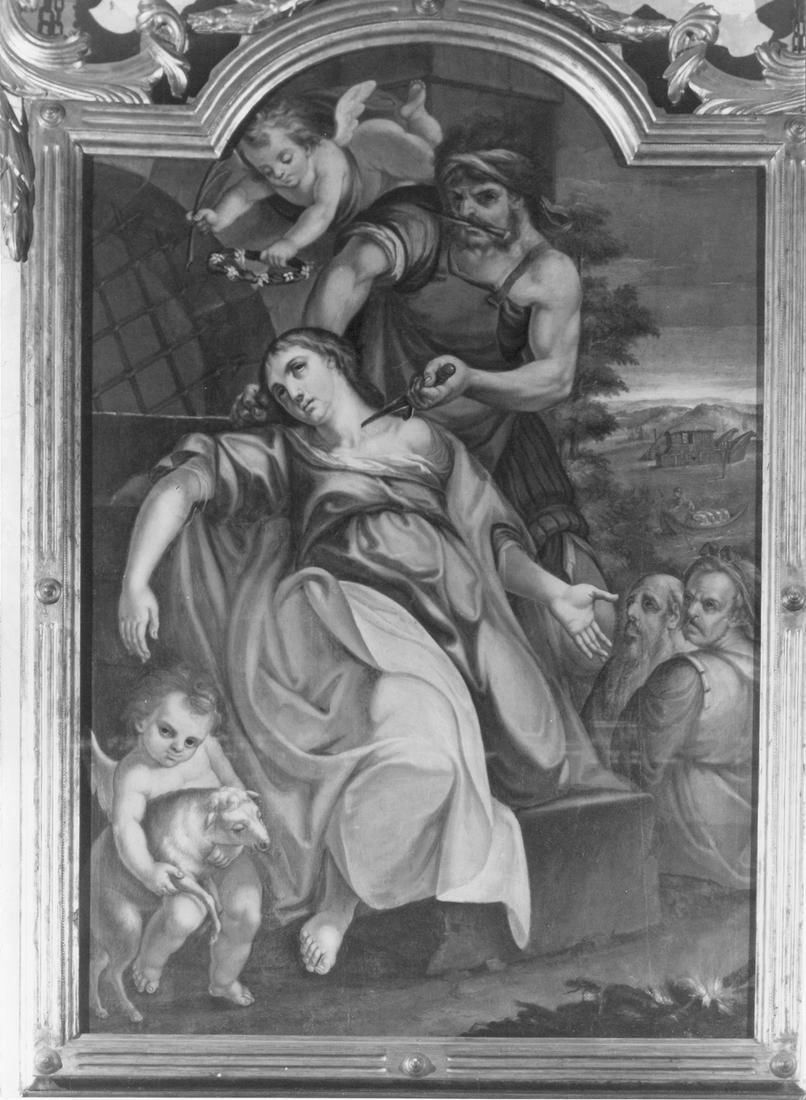 martirio di Sant'Agnese (dipinto) - ambito emiliano (sec. XVII)