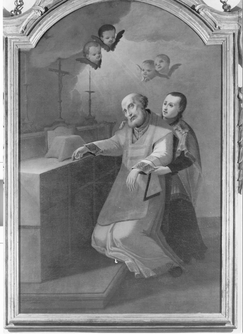 morte di un Santo (dipinto) - ambito emiliano (sec. XVIII)