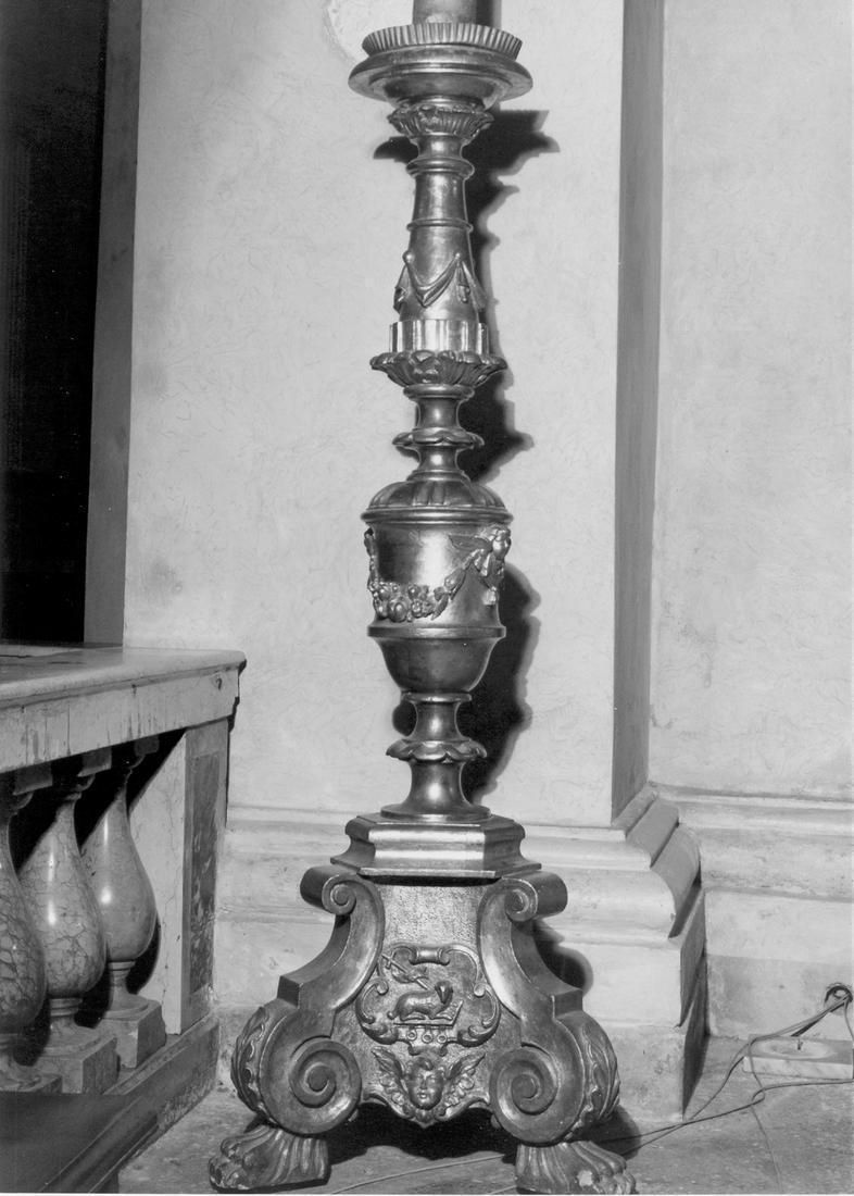 candelabro - manifattura italiana (sec. XIX)