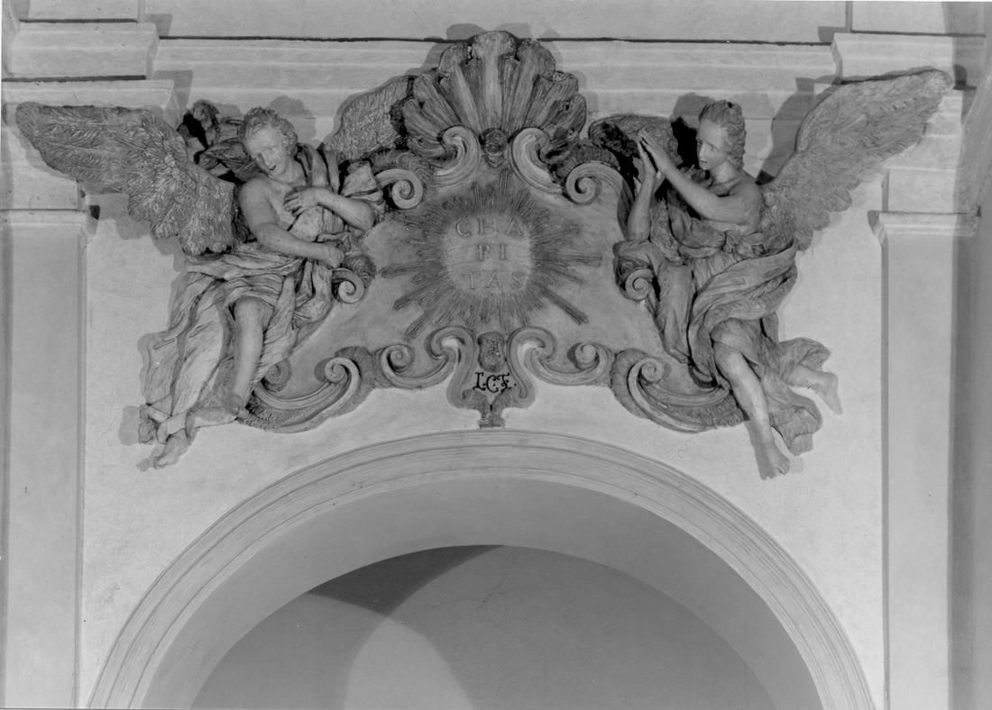 decorazione plastica, elemento d'insieme - manifattura emiliana (sec. XVIII)