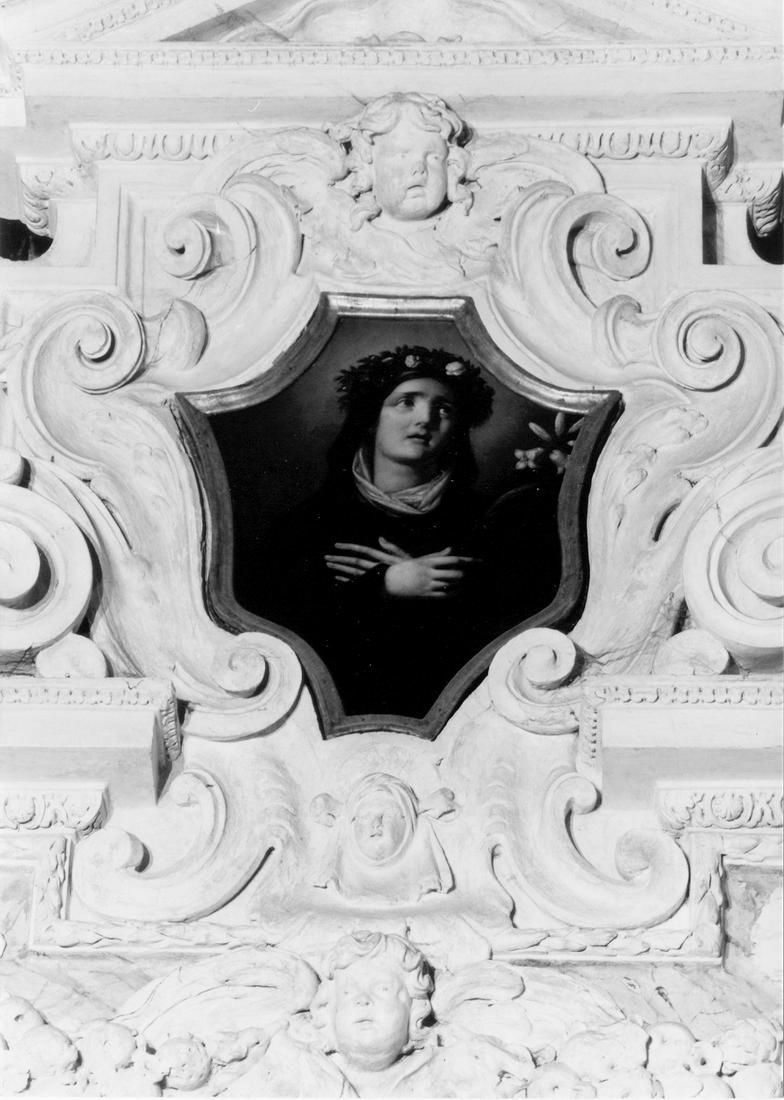 Santa Rosa da Lima (dipinto) di Fiamminghi Giacomo (attribuito) (metà sec. XIX)