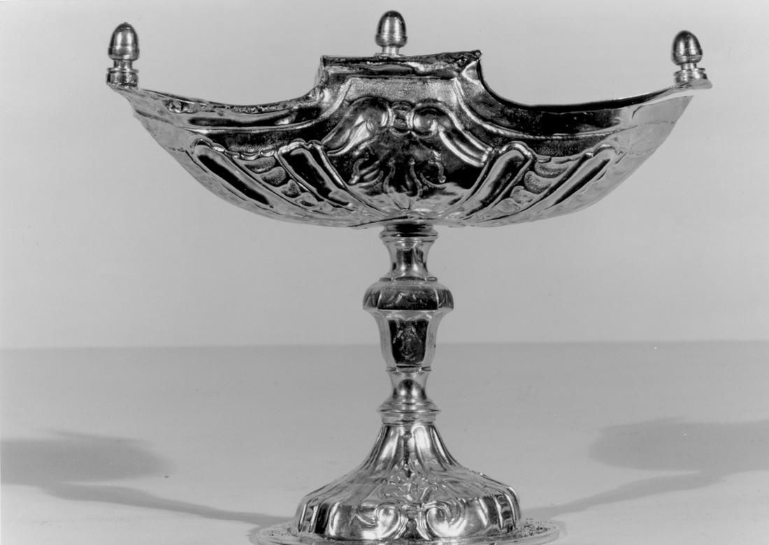 navicella portaincenso - manifattura italiana (sec. XIX)