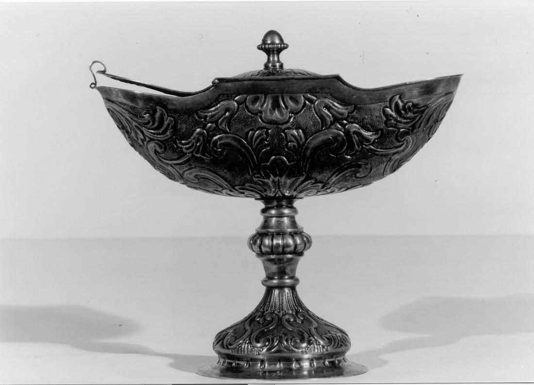 navicella portaincenso - manifattura italiana (prima metà sec. XIX)