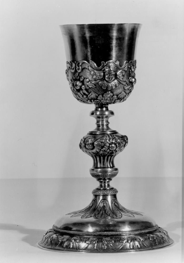 calice - manifattura emiliana (seconda metà sec. XIX)