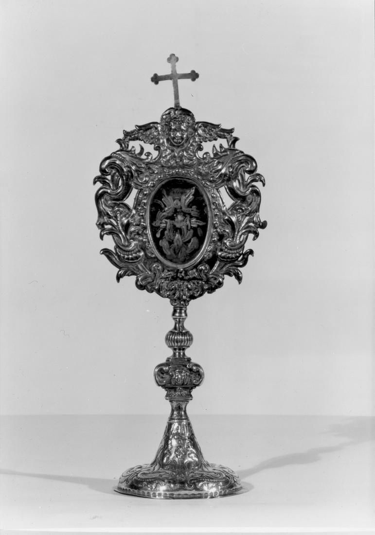 reliquiario - a ostensorio - manifattura italiana (prima metà sec. XIX)