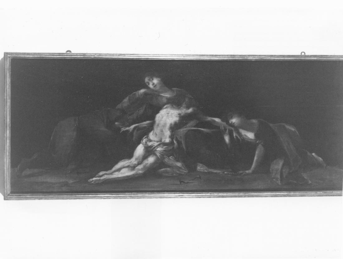 deposizione di Cristo dalla croce (dipinto) - ambito lombardo (sec. XVII)