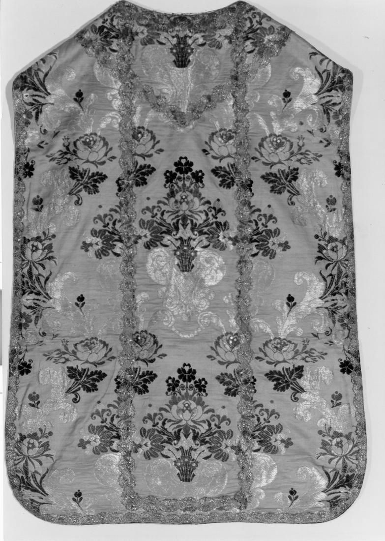 paramento liturgico, insieme - manifattura italiana (fine/inizio secc. XVIII/ XIX)