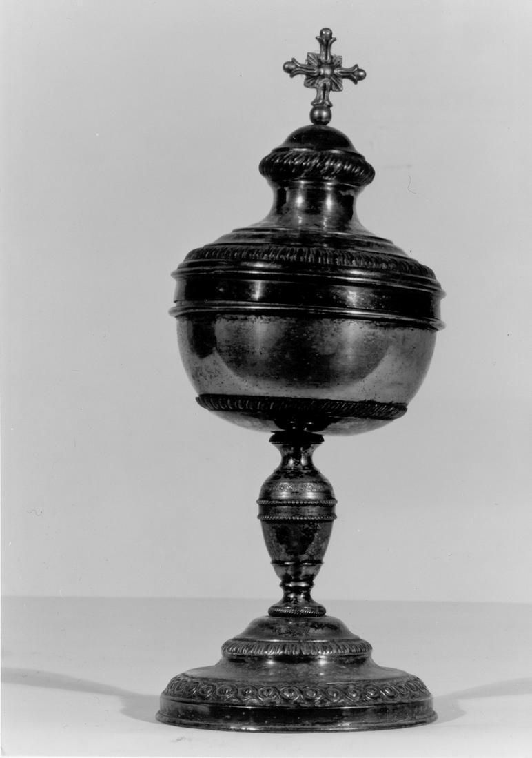 pisside - manifattura emiliana (inizio sec. XIX)