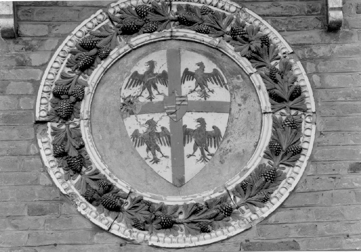 stemma dei Gonzaga (rilievo) - ambito robbiano (sec. XV)