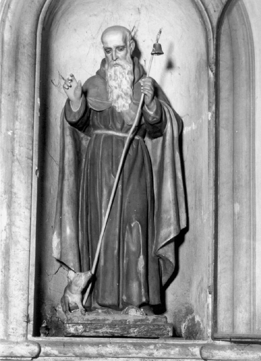 Sant'Antonio Abate (statua) di Raffaelli Antonio (bottega) (sec. XX)