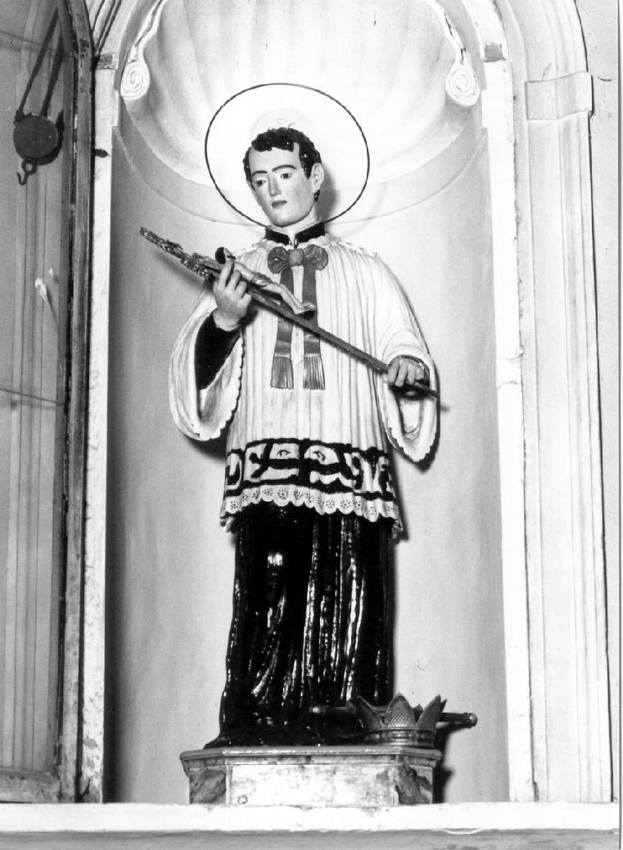 San Luigi Gonzaga (statua) di Forlotti (sec. XIX)