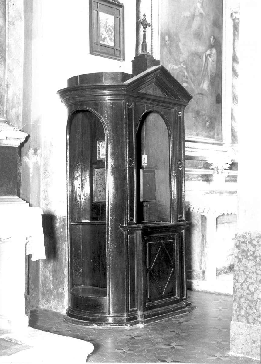 confessionale, serie di Frizzi Anselmo, Alberini (bottega) (sec. XIX)