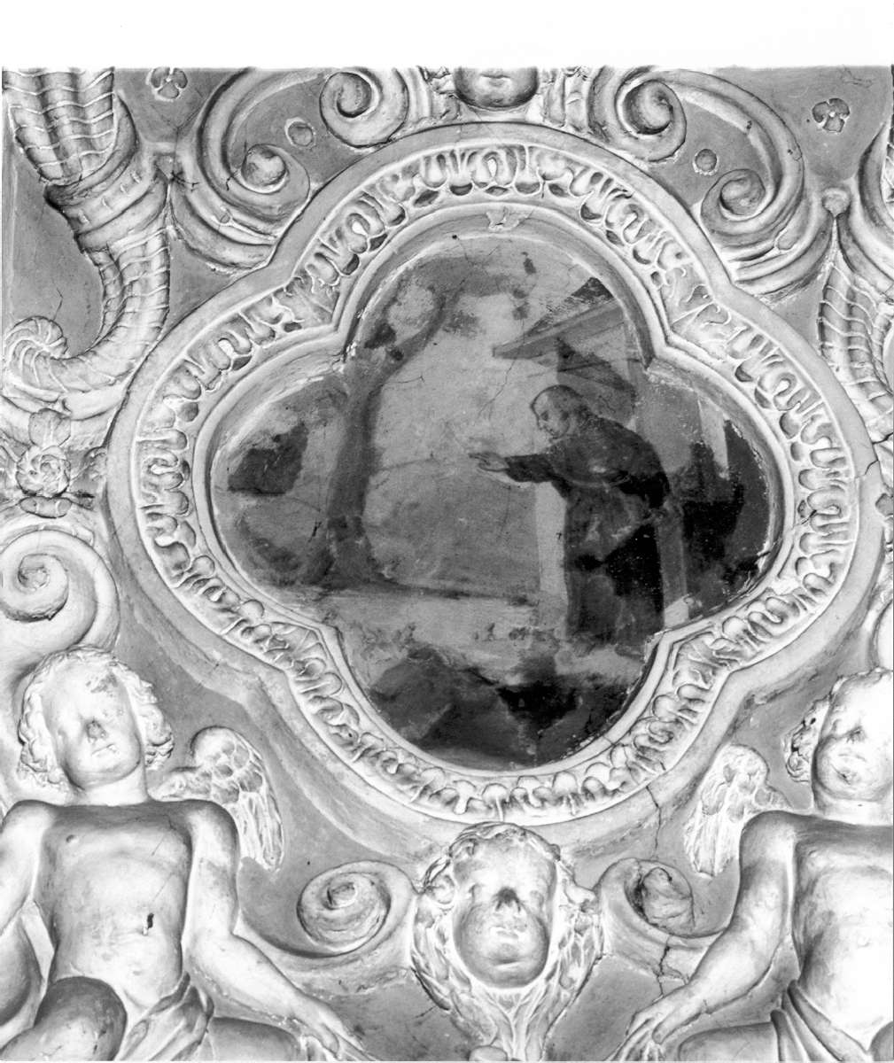 episodio della vita di Sant'Antonio da Padova (dipinto, elemento d'insieme) - ambito emiliano-lombardo (seconda metà sec. XVII)