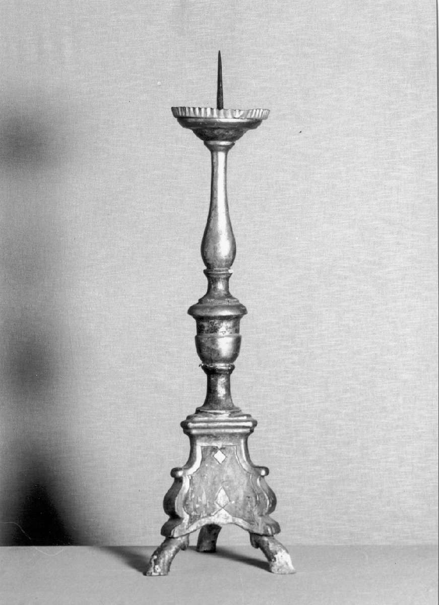 candeliere, serie - manifattura emiliano-lombarda (seconda metà sec. XIX)