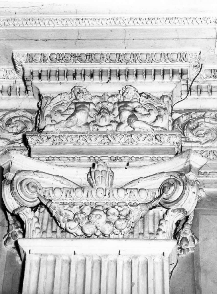 decorazione plastica, elemento d'insieme di Ferraboschi Martino (sec. XVII)