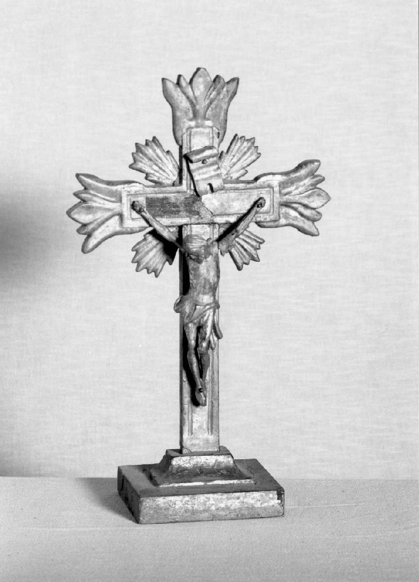 croce da tavolo - manifattura emiliano-lombarda (prima metà sec. XIX)