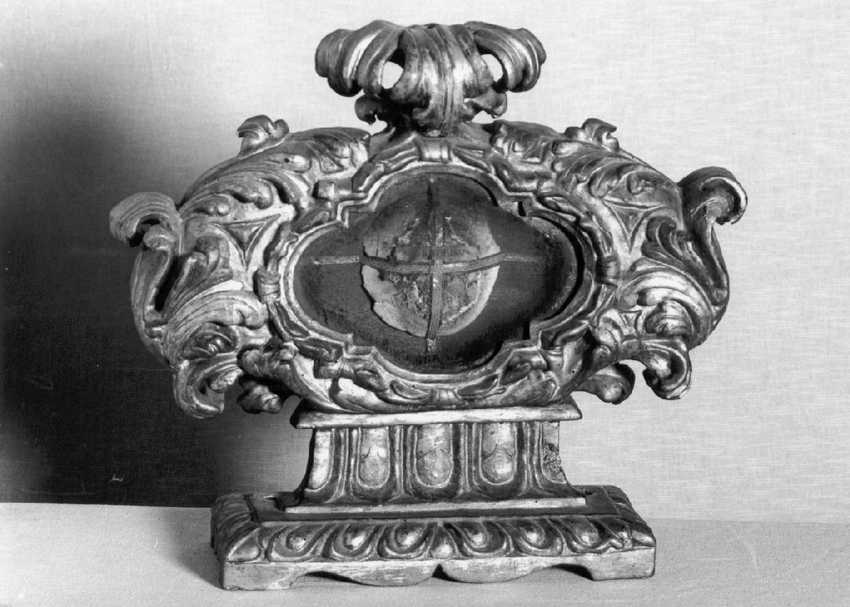 reliquiario - a tabella di Cantoni Genesio (sec. XVIII)