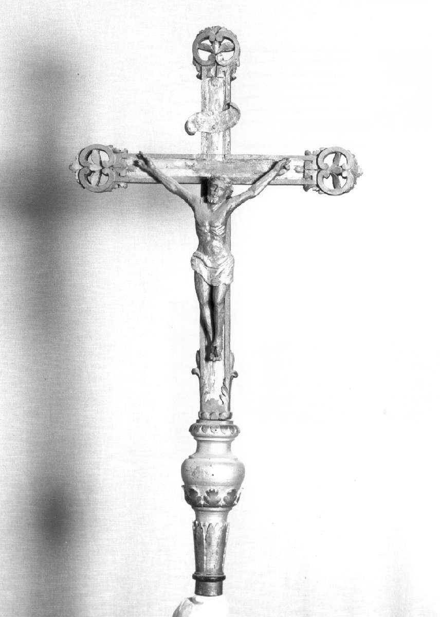 croce processionale - manifattura emiliano-lombarda (prima metà sec. XIX)