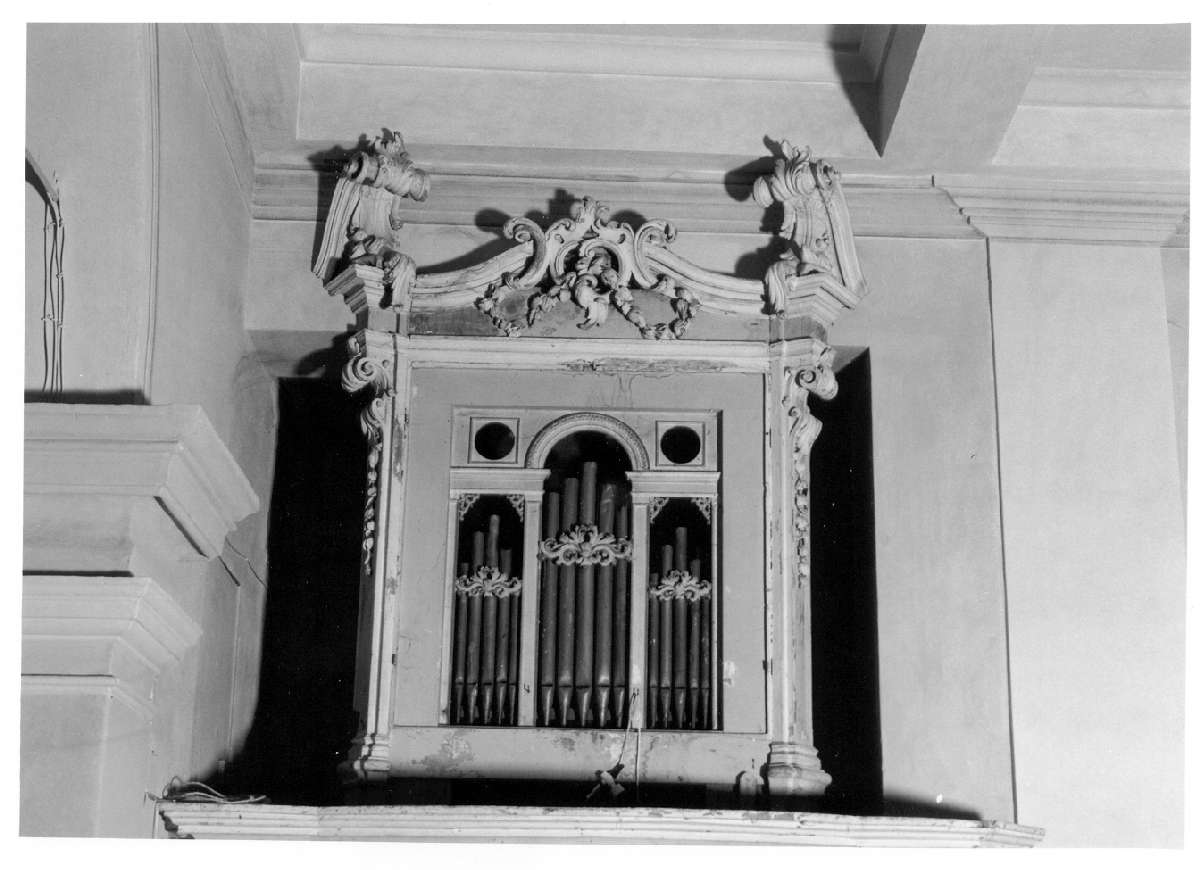 cassa d'organo - manifattura emiliana (seconda metà sec. XVIII)
