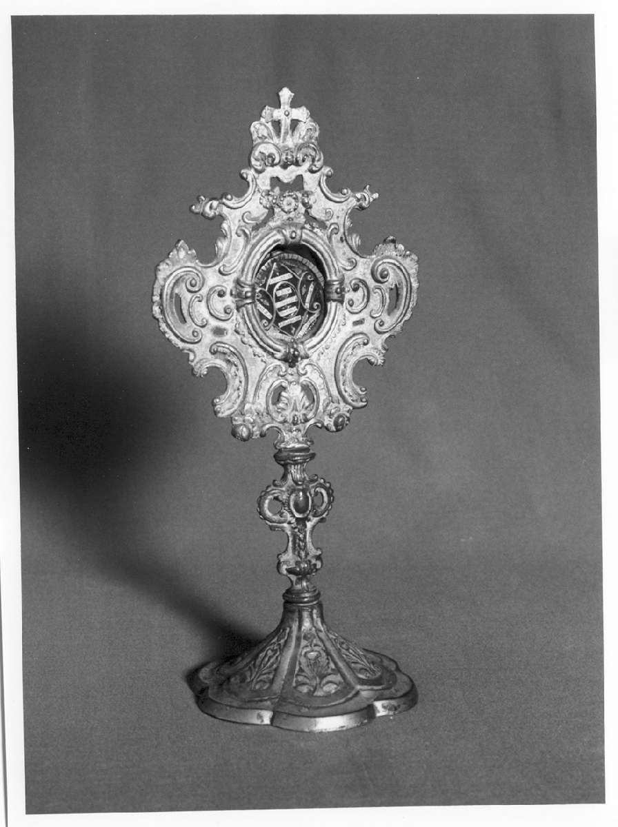 reliquiario - a ostensorio - manifattura emiliana (metà sec. XIX)