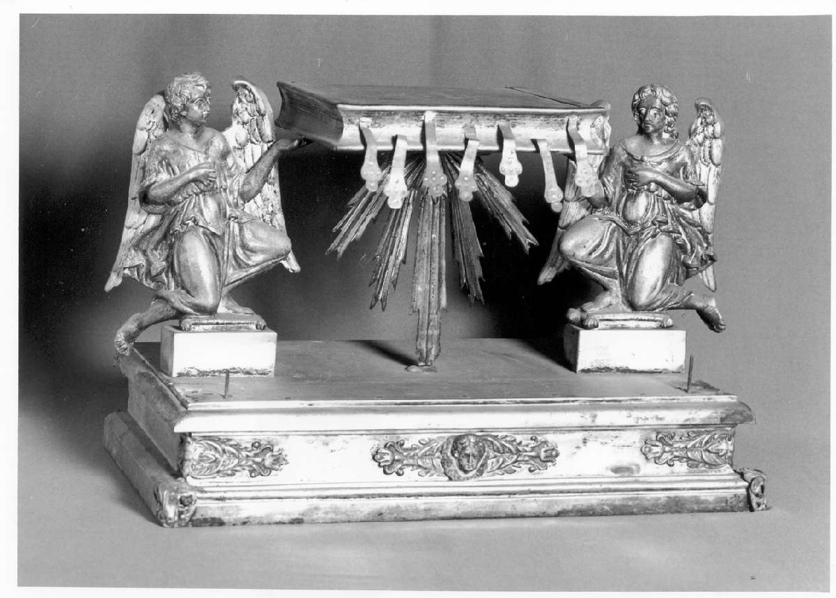 espositorio eucaristico - manifattura emiliana (ultimo quarto sec. XIX)