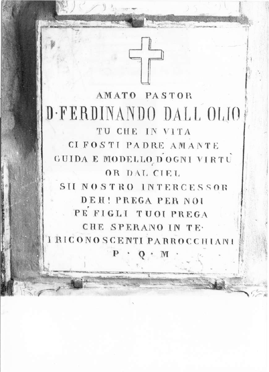 lapide - manifattura emiliana (sec. XIX)