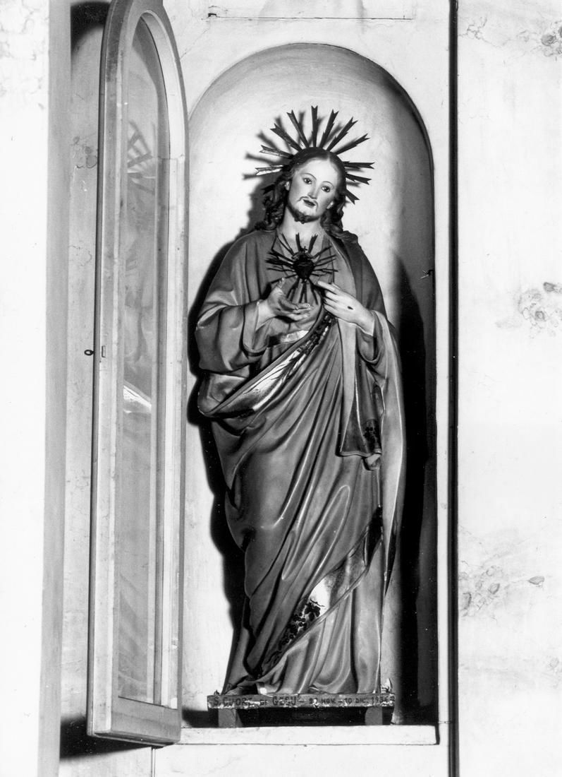 Sacro Cuore di Gesù (statua) - manifattura emiliano-lombarda (sec. XX)