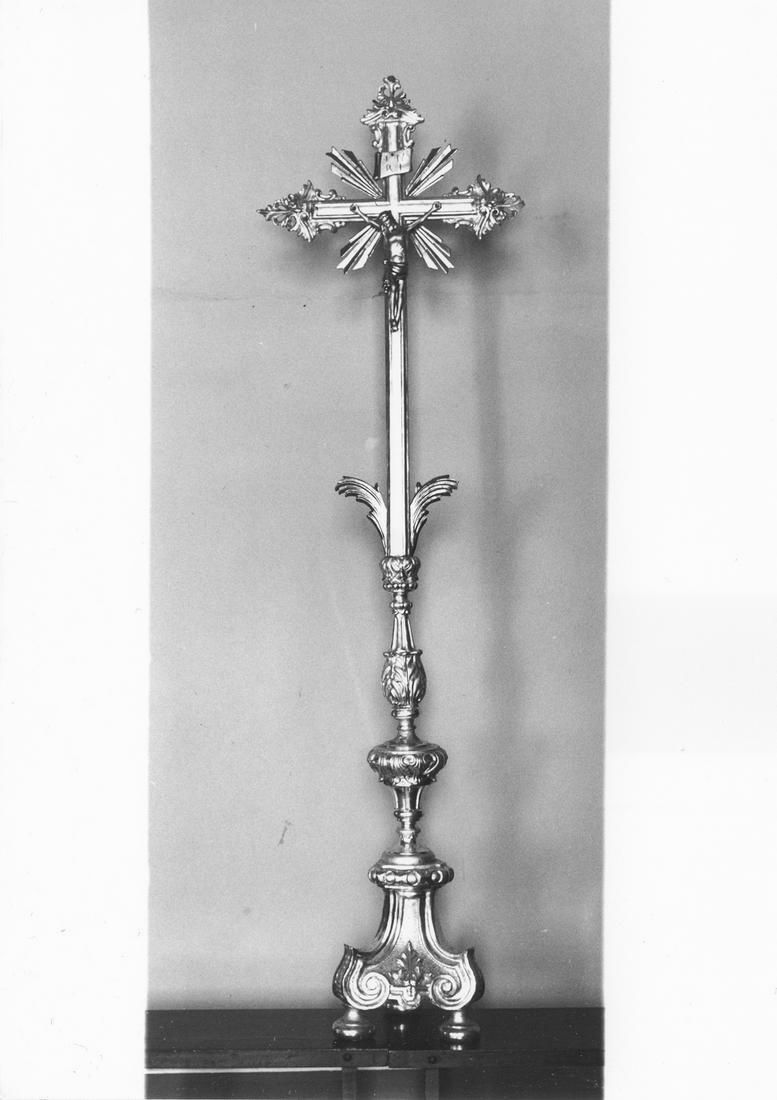 croce d'altare - manifattura emiliano-lombarda (seconda metà sec. XVIII)